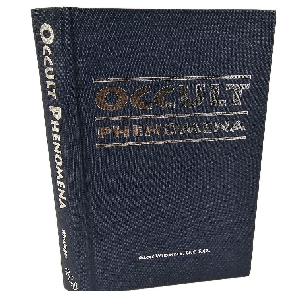 Occult Phenomena In the Light of Theology Alois Wiesinger Hardcover Book 1999